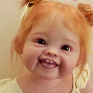 Muñeca bebé renacida realista de 28" niña pequeña pelo corto cuerpo hecho a mano regalo - Imagen 1 de 4