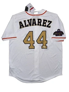 YORDAN ALVAREZ SIGNED AUTOGRAPHED WORLD SERIES HOUSTON ASTROS JERSEY w/ COA JSA - Picture 1 of 16