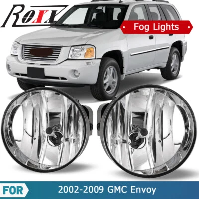 Par de luces antiniebla para GMC Envoy 2002-09 lentes transparentes lámparas halógenas de repuesto Foto 1 de 4