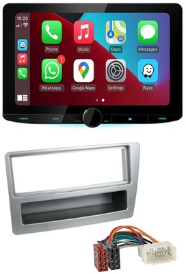 Kenwood MP3 USB DAB Bluetooth Autoradio für Honda Civic 04-06 silber autom. Klim - Bild 1 von 4