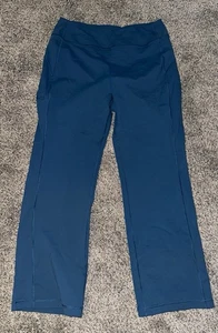 Duluth Trading Co Women’s  NoGA Classic Relaxed Leg Medium Teal Pants - Picture 1 of 8
