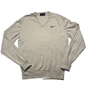 Peter Scott Pullover Herren 40 Beige V-Ausschnitt 100% Kaschmir Made in Scotland Nike - Bild 1 von 14