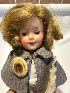 Vintage Ideal Doll Shirley Temple ST-12 With Pinback Button RARE Find! - Picture 1 of 14