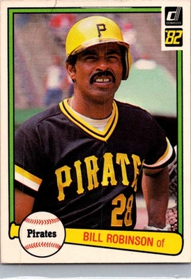 Bill Robinson #402 1982 Donruss Pittsburgh Pirates - Image 1 of 2