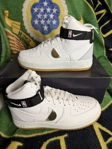Nike Air Force 1 High '07 LV8 x NBA White 2020 - CT2306-100 mens 8 new fast ship - Picture 1 of 8