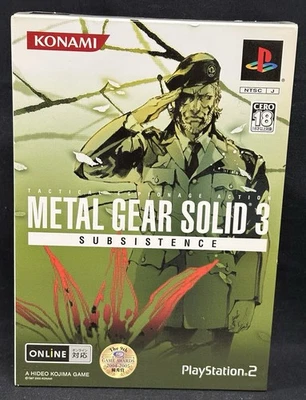 Sony PS2 PlayStation 2 Jpn METAL GEAR SOLID 3 SUBSISTENCE Metal Gear Solid - Image 1 of 4