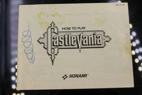 NO GIOCO - SOLO manuale autentico! Nintendo NES Castlevania