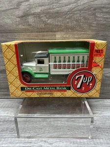 ERTL Collectibles 1931 7up Delivery Truck Die Cast 7" Metal Bank 1:34 Scale - Picture 1 of 15
