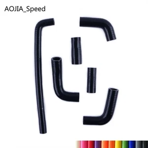 Silicone Radiator Hoses For Kawasaki Ninja 250R EX250J 2008-2015 2009 Black - Picture 1 of 16