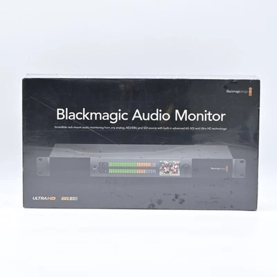 Blackmagic Design Audio Monitor 6G SDI 1U [NEW] #10296 - Image 1 of 3