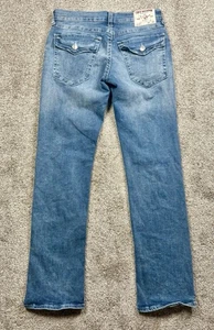 True Religion Ricky Relaxed Straight Leg Jeans Herren Größe 32X34 Blau - Bild 1 von 7