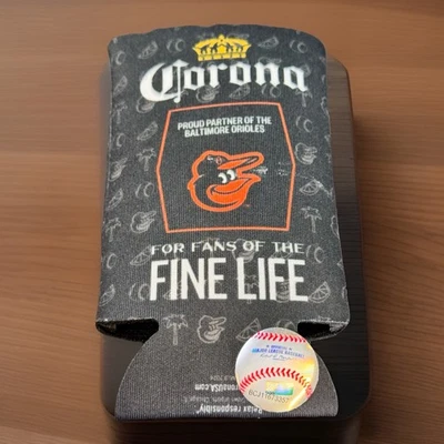 Baltimore Orioles X Corona Drink Can Koozie Cooler Baseball Beer Buds MLB Foto 1 de 4