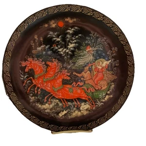 1990 Signed Tianex Bradex Russian Legends Fairy Tale Plate 60-V25 -1.12. C3 - Picture 1 of 4