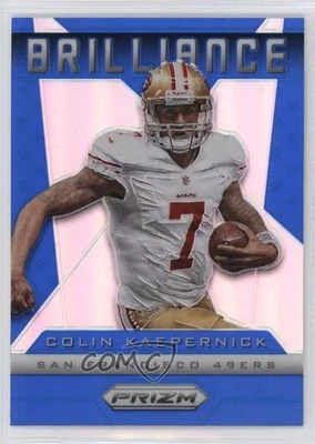 2013 Panini Prizm Brilliance Wal-Mart Blue Prizm Colin Kaepernick #3 - Image 1 of 2