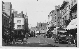 Photographic postcard of high street Dartford. - Picture 1 of 1