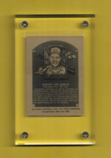 1981-89 Metallic Hall of Fame Plaques 1989 Johnny Bench HOF FREE SHIPPING