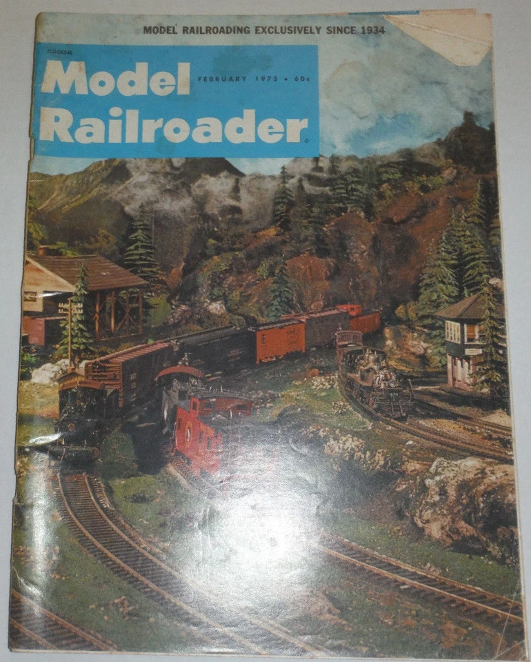 Model Railroader Magazine Tom Mix's Up Electric Locomotive February 1973 120914R - Image 1 of 1