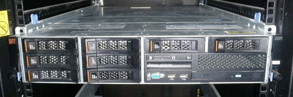 IBM System x3630 M4 Server-2x E5-2440 6C 2.4Ghz-96GB-8x 3TB 7.2K SAS-M5110-2xPSU - Image 1 of 1