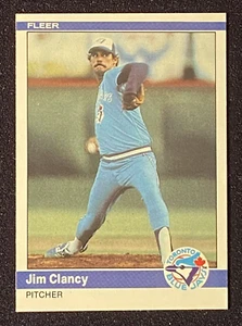 Jim Clancy 1984 MLB Toronto Blue Jays Pitcher Baseball Card Fleer #150 - Picture 1 of 2
