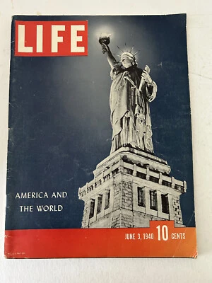 Life Magazine June 3, 1940, German conquest, Ardennes, Paris, - Image 1 of 3