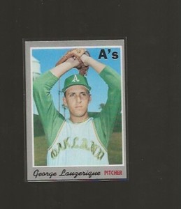 1970 TOPPS GEORGE LAUZERIQUE #41 EX MID GRADE
