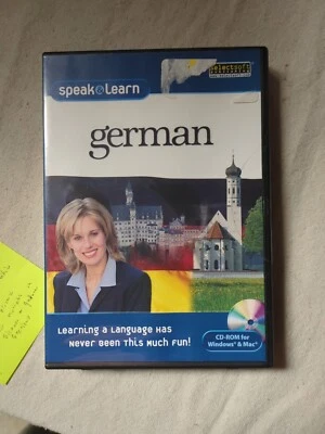 Selectsoft Publishing Speak & Learn German for PC, Mac (New-Sealed) - Image 1 of 4