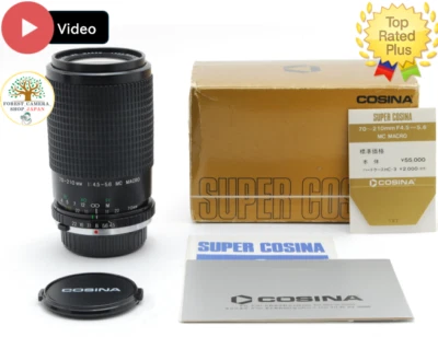 【COMO NUEVO con CAJA】Cosina 70-210mm f/4.5-5.6 MC Macro para Canon FD Mount de Japón Foto 1 de 4