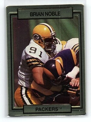 1990 Action Packed Brian Noble Green Bay Packers #88 - Image 1 of 2