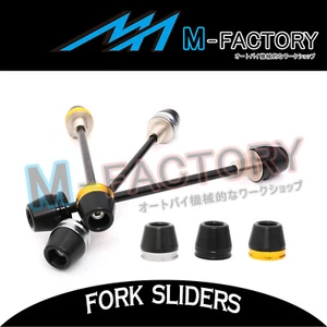 Billet Front Fork Sliders Crash Protector Fit Honda CBR600 F F2 F3 CBR1000F 1999 - Picture 1 of 7
