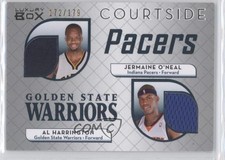2007 Topps Luxury Box Courtside Dual Relics /179 Jermaine O'Neal Al Harrington