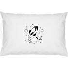 2 x 'Spaceship In Space' Cotton Pillow Cases (PW00005079)