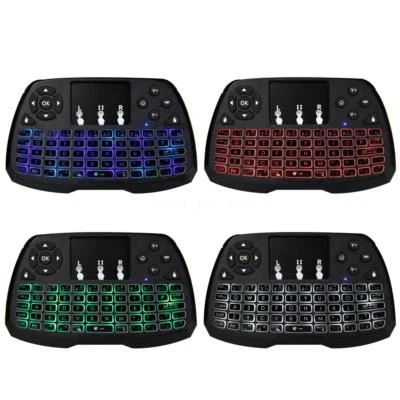 Mini 2.4Ghz Wireless Keyboard Mouse Remote Backlit For PC Android TV BOX U0R3 - Image 1 of 4