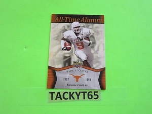 2011 UD UNIVERSITY OF TEXAS FB ALL-TIME ALUMNI SINGLE  CARD(S) - Picture 1 of 53