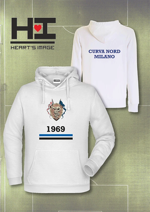 FELPA CAPPUCCIO INTER CN69 CURVA NORD ULTRAS MILANO INTERNAZIONALE - Immagine 1 di 1