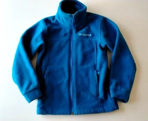 Columbia Benton Springs Fleece Zip Jacket Blue Boys Size XS 6-7 - Picture 1 of 8