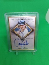 2023 Topps Chrome Gilded Larry Walker Gold Framed On-Card Auto #61/99 Rockies