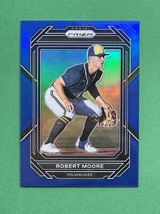 2023 Panini Prizm ROBERT MOORE PRIZM PARALLEL BLUE /149 #109 #'d 010/149