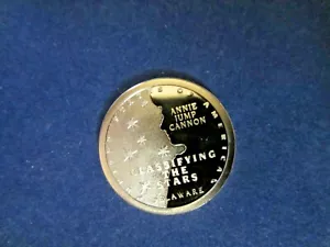 1-2019 S ANNIE JUMP INNOVATION-DOLLAR COIN REVERSE PROOF DELAWARE NO BOX/COA - Picture 1 of 3
