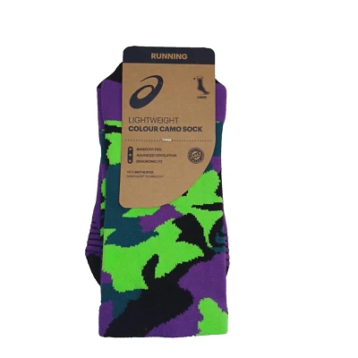 ASICS Running Lightweight CREW Color Camo Sock Grape Jam 302 Anti-Blister - Bild 1 von 4