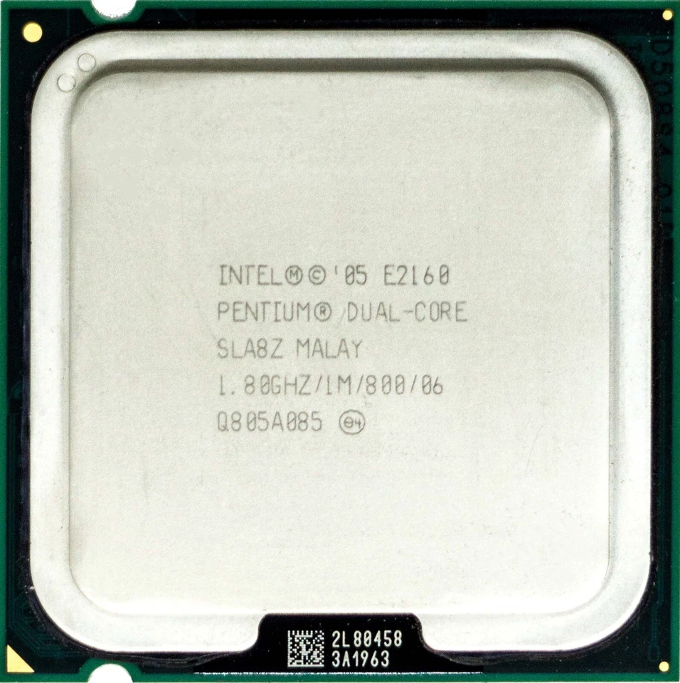 ✅ Processor Intel ✅ Intel Pentium SLA8Z E2160 1.8GHZ Socket LGA775 64-bit 1MB - Image 1 of 2
