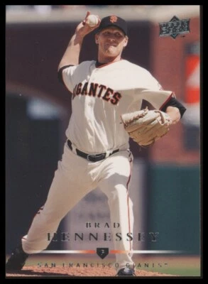 2008 Upper Deck #114 Brad Hennessey - Image 1 of 2