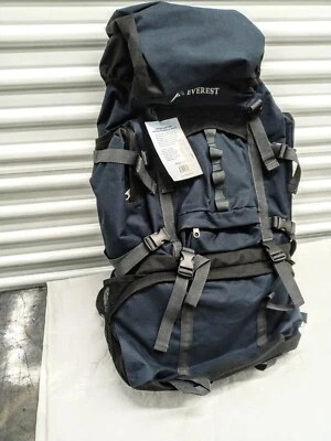 Nueva Mochila de Senderismo Everest 8045DLX 28". Azul Marino/Negro. ENVÍO RÁPIDO Foto 1 de 4