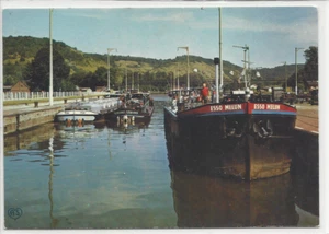 CP 27 Eure - Amfreville-sous-les-Monts - Les Ecluses - Batellerie Péniche - Picture 1 of 2