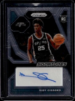 Sidy Cissoko 2023 Panini Prizm Signatures Rookie Auto Spurs - Image 1 of 2