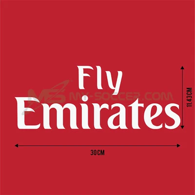 FLY EMIRATES front sponsor Reproduction (Arsenal Home 2013-14) - Image 1 of 4