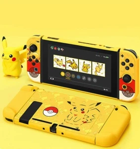 coque Nintendo switch rigide pokemon protège joy con pikachu accessoire gamer - Photo 1/8
