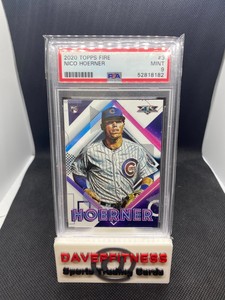 2020 Topps Fire Nico Hoerner #3 PSA 9 MINT