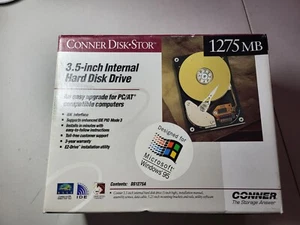 NO HARD DRIVE BOX ONLY CONNER CFS1275A 3.5" IDE Hard Drive EVC35ZT  1275 MB - Picture 1 of 4