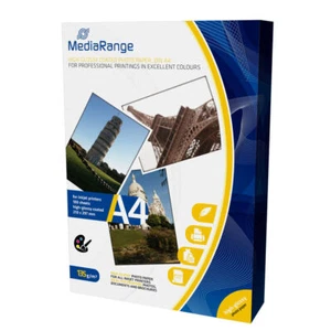200 x papier photo MediaRange A4 »MRINK107« 135 g/m² 200 feuilles - Photo 1/2