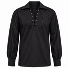 Hamilton Kilts Black Schottland Scottish Ghillie Kilt Hemd Jacobean Jacobite